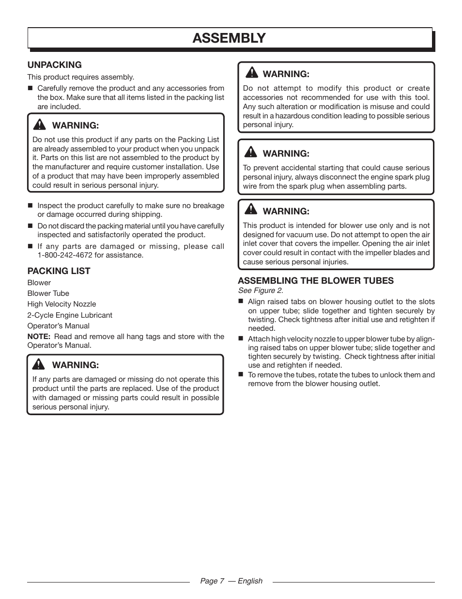Assembly | Homelite UT09510 User Manual | Page 9 / 42