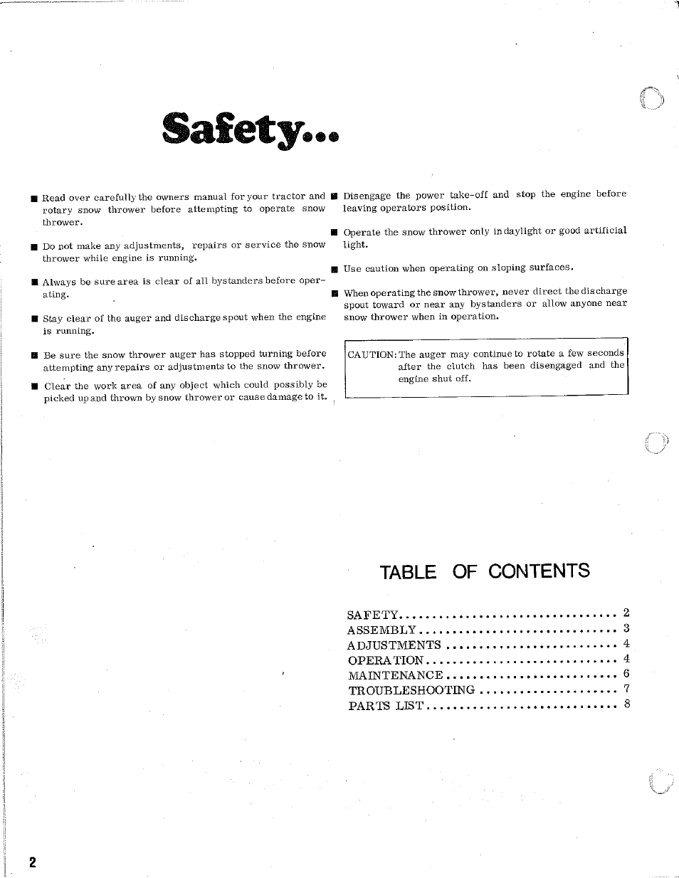 Homelite 32" Snow Thrower User Manual | Page 2 / 12
