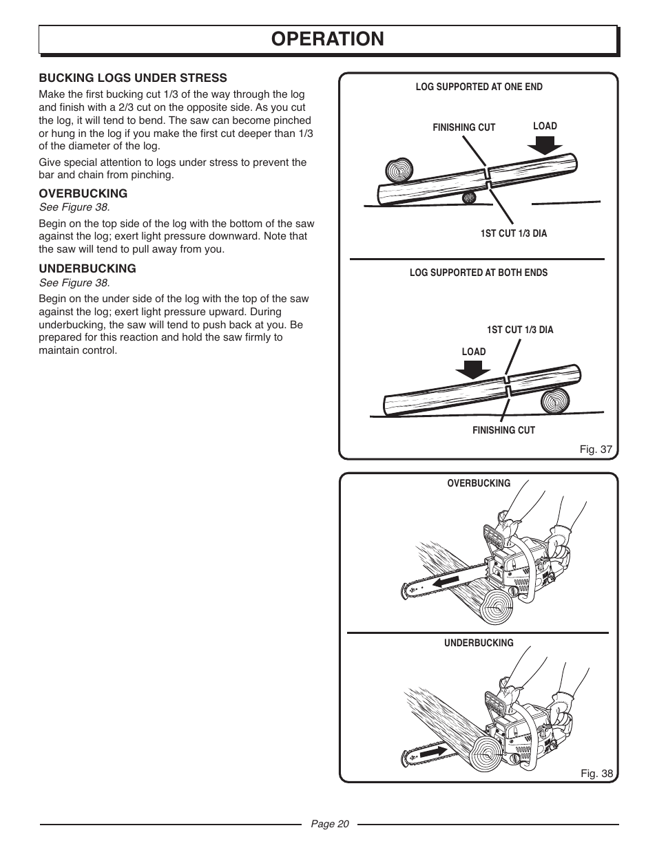 Operation | Homelite UT10947D User Manual | Page 20 / 36
