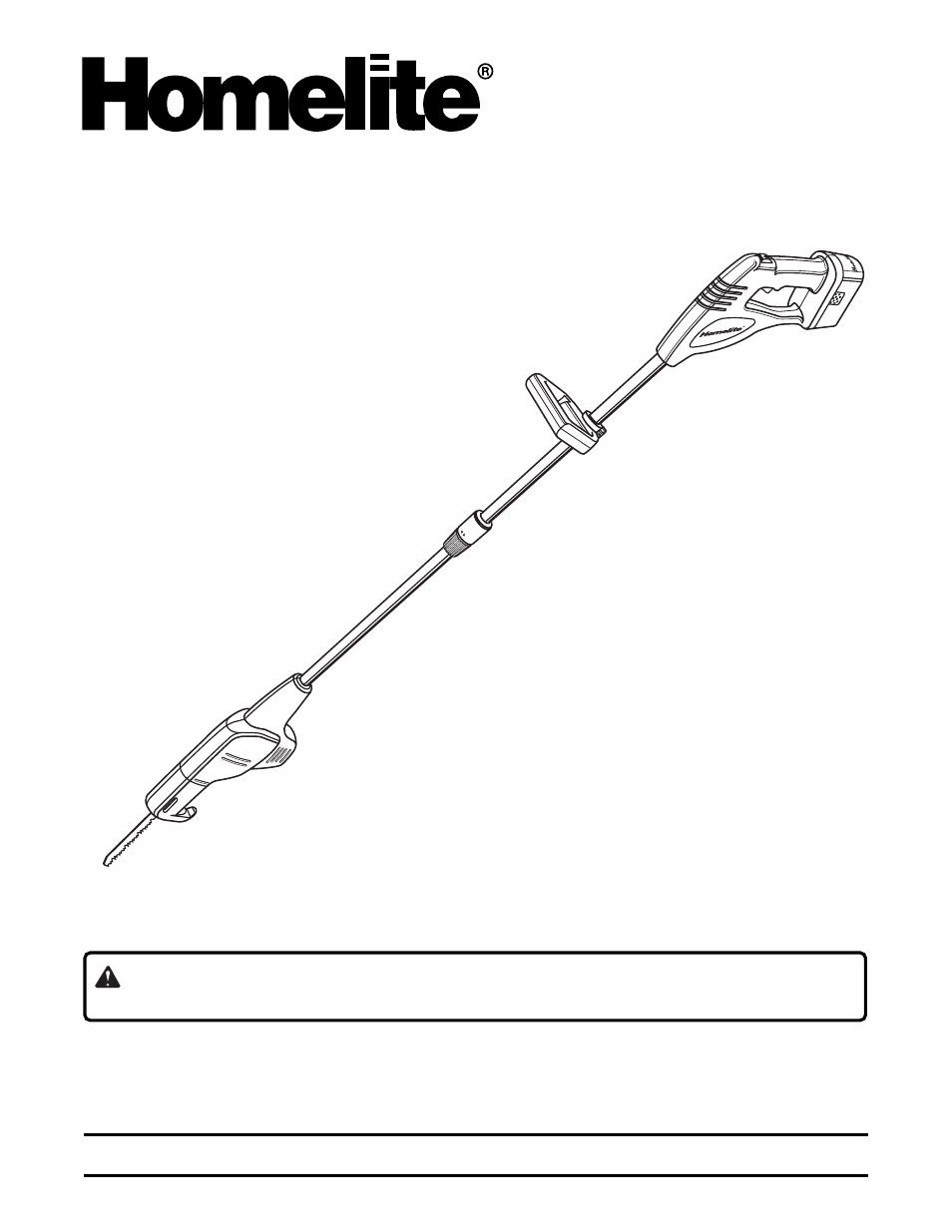 Homelite UT34020 User Manual | 18 pages