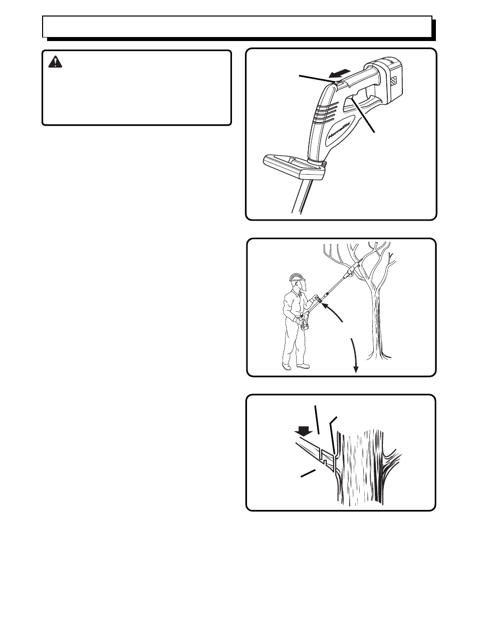 Operation, Caution | Homelite UT34020 User Manual | Page 12 / 18