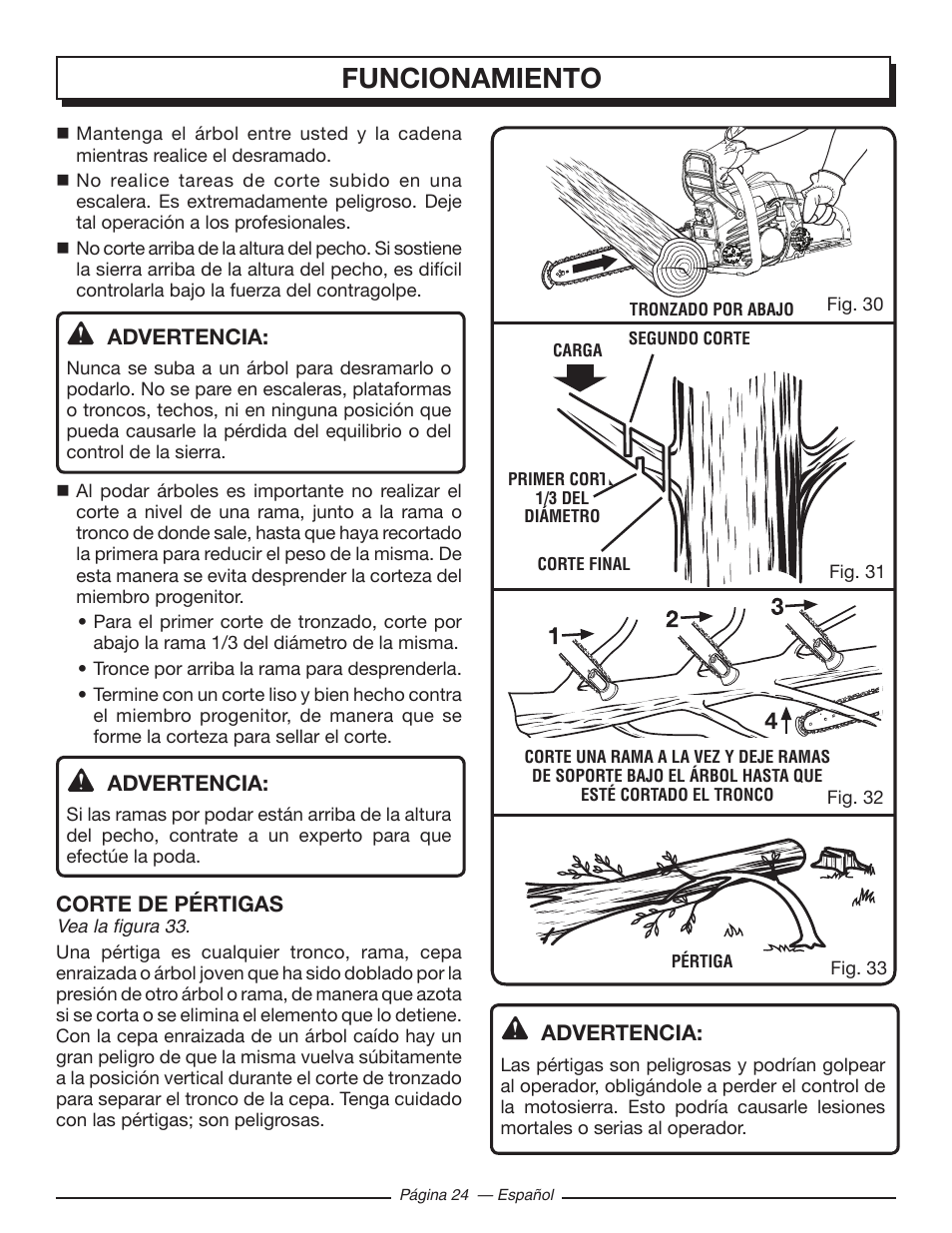 Funcionamiento | Homelite UT10548 User Manual | Page 102 / 120