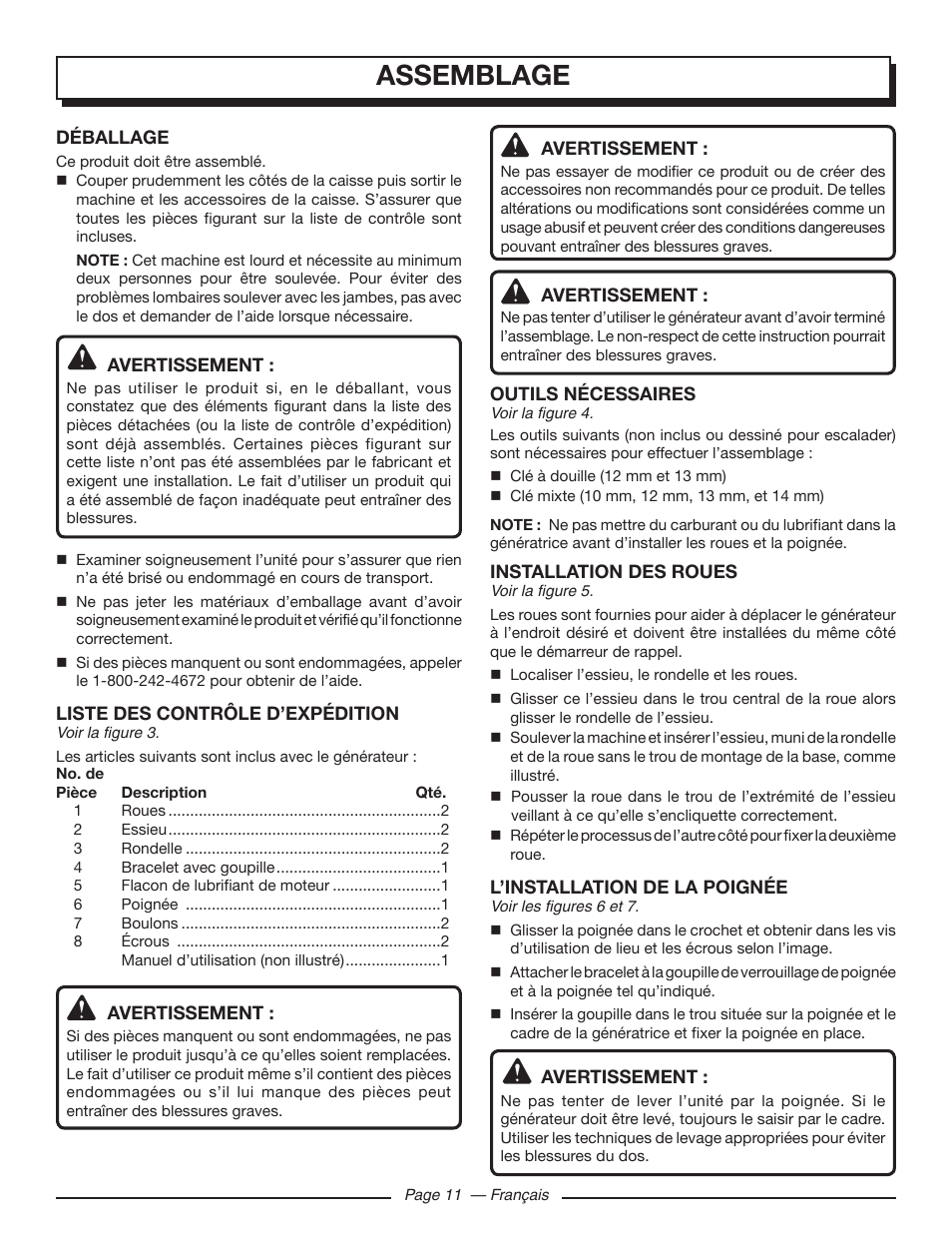 Assemblage | Homelite UT902211 User Manual | Page 34 / 64