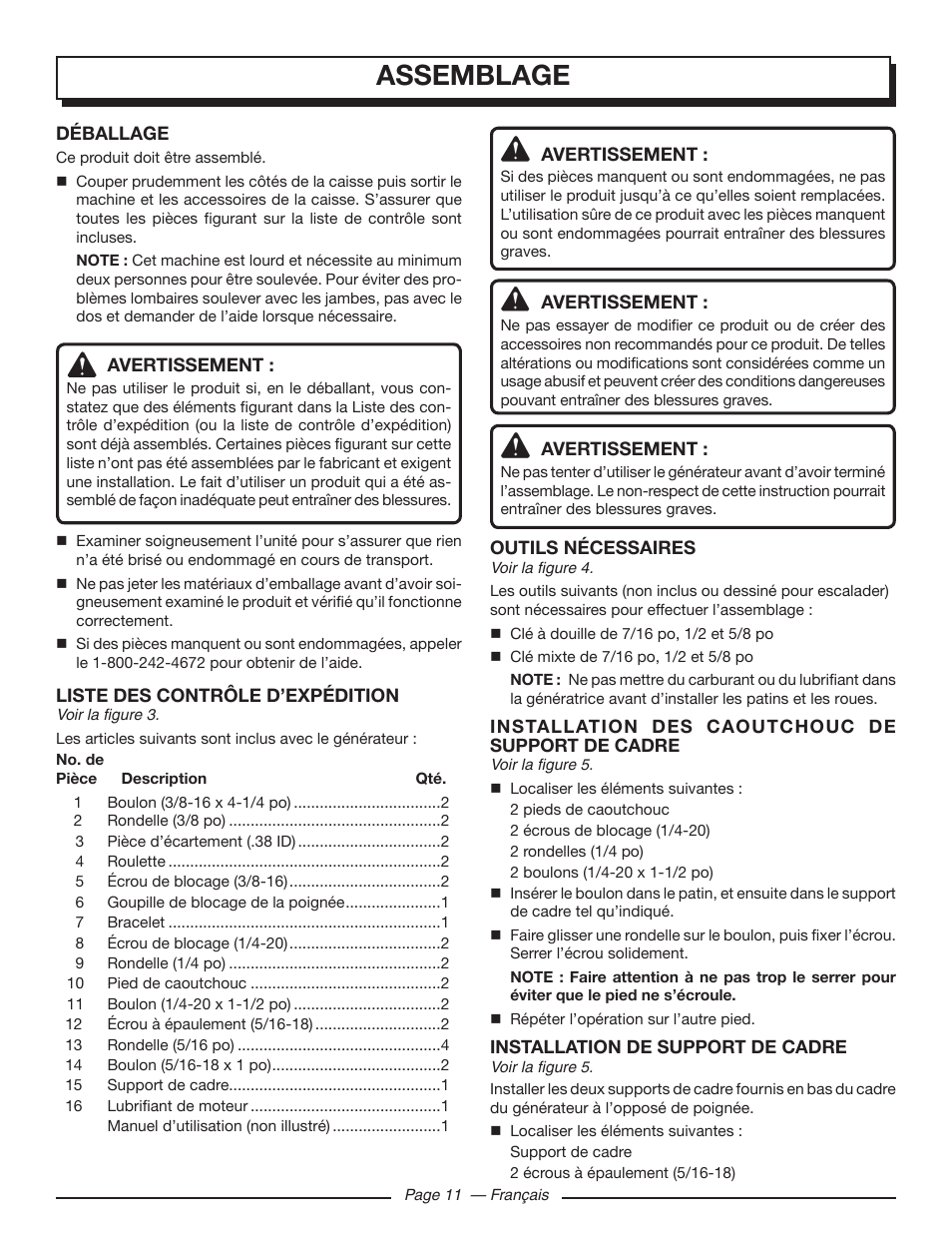 Assemblage | Homelite UT903611 User Manual | Page 34 / 64