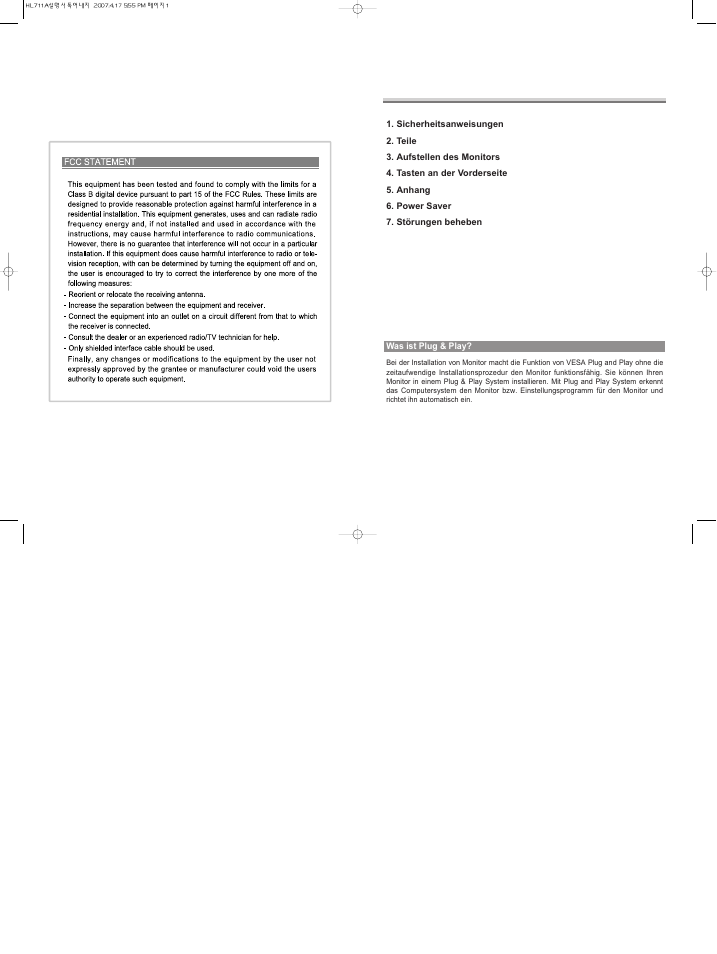 Hyundai IT LCD Monitor U90D User Manual | Page 12 / 27