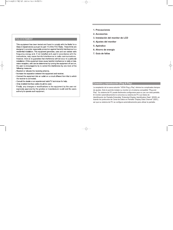 Hyundai IT LCD Monitor U90D User Manual | Page 22 / 27