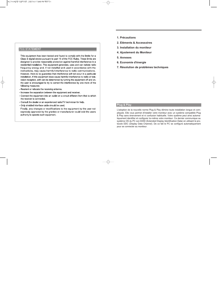 Hyundai IT LCD Monitor U90D User Manual | Page 7 / 27