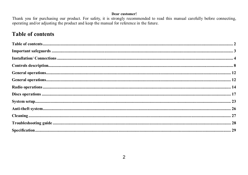 Hyundai IT H-CMD7075 User Manual | Page 2 / 64