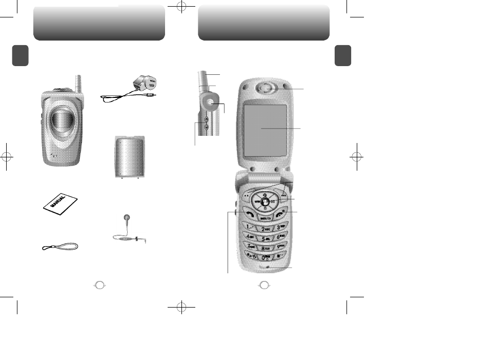 Handset description, Inside the package | Hyundai TX-95C User Manual | Page 5 / 71