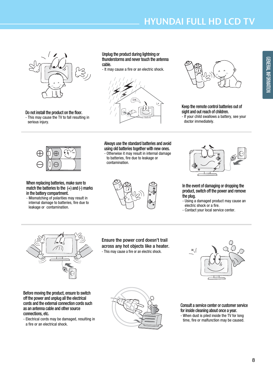 Hyundai full hd lcd tv | Hyundai E425D User Manual | Page 11 / 75