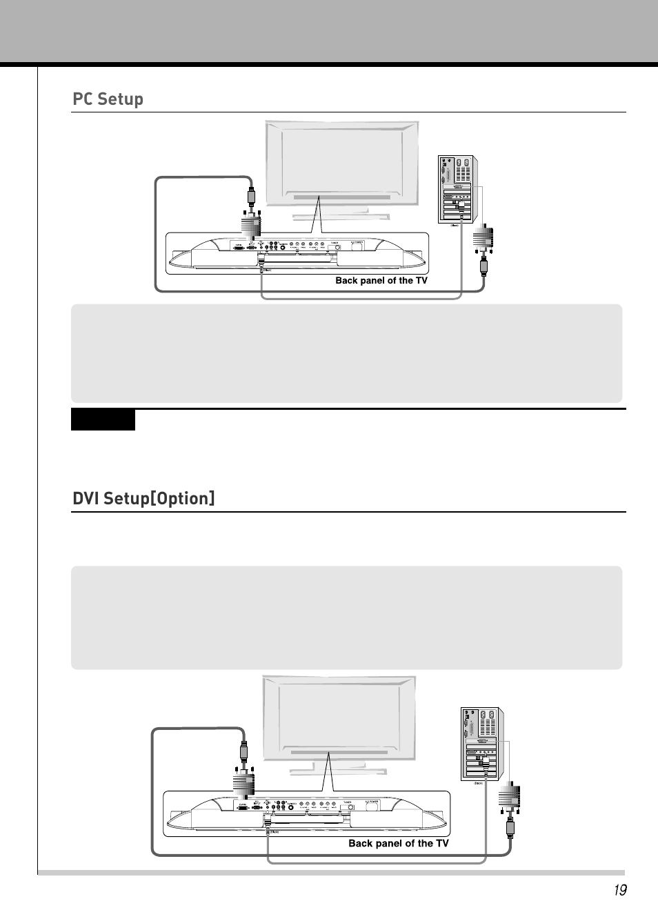 Pc setup dvi setup[option | Hyundai IT HLT-2672 User Manual | Page 20 / 41