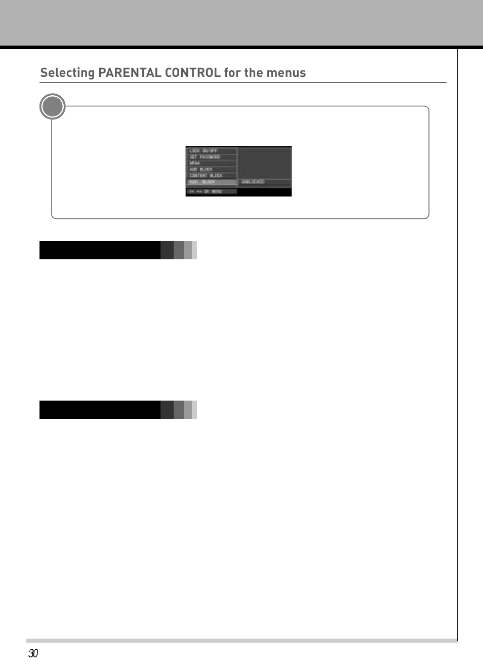 Selecting parental control for the menus, Owner’s manual | Hyundai IT HLT-2672 User Manual | Page 31 / 41