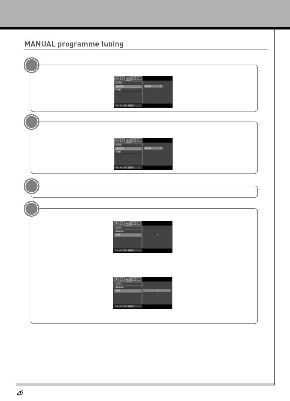 Manual programme tuning | Hyundai IT HLT-3272 User Manual | Page 27 / 41