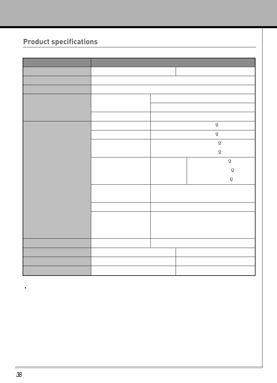 Product specifications, Owner’s manual | Hyundai IT HLT-3272 User Manual | Page 39 / 41