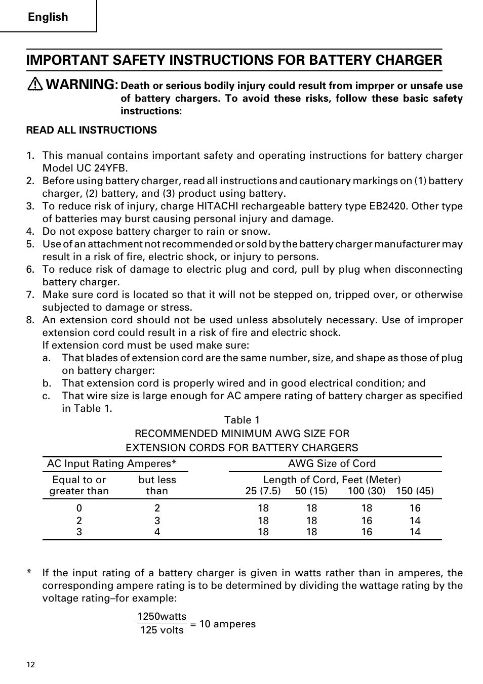 Hitachi C 7D User Manual | Page 12 / 92