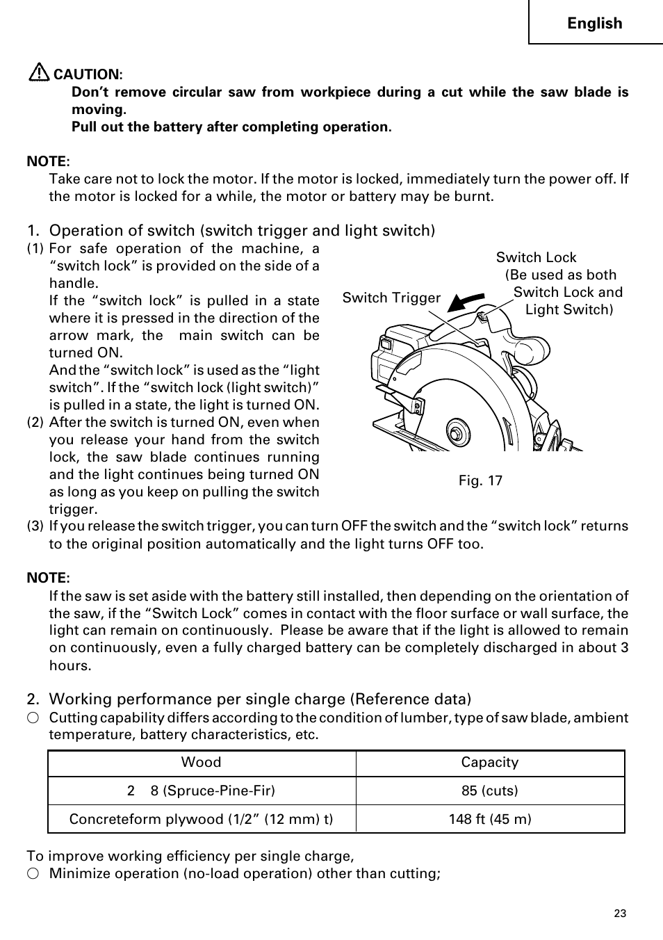 Hitachi C 7D User Manual | Page 23 / 92