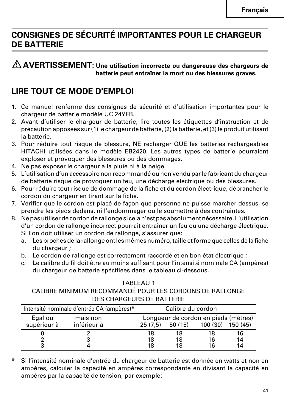 Lire tout ce mode d'emploi | Hitachi C 7D User Manual | Page 41 / 92