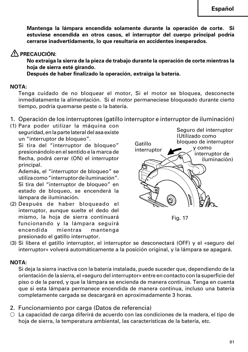 Hitachi C 7D User Manual | Page 81 / 92