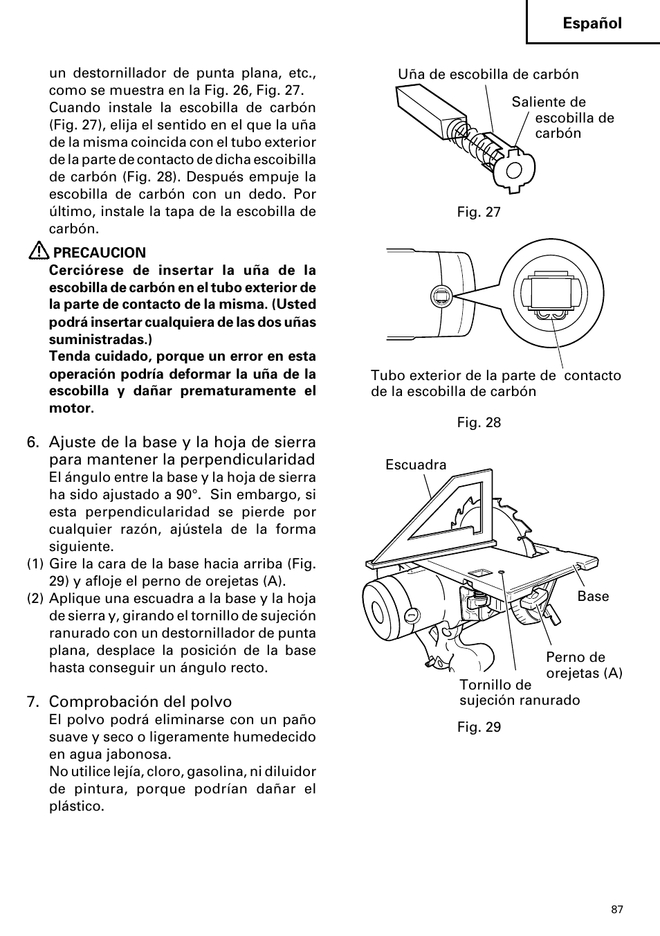 Hitachi C 7D User Manual | Page 87 / 92