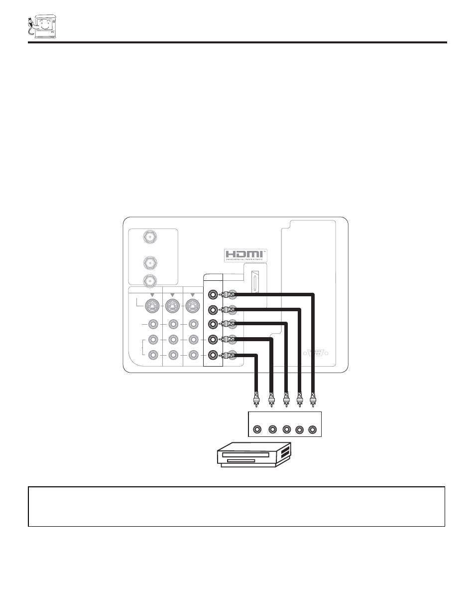 Connecting external video sources | Hitachi 51F510 User Manual | Page 18 / 76