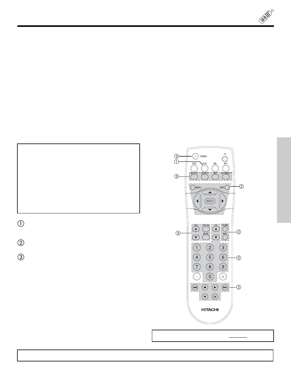 How to use the remote to control vcr functions, The remote control | Hitachi 51F510 User Manual | Page 31 / 76