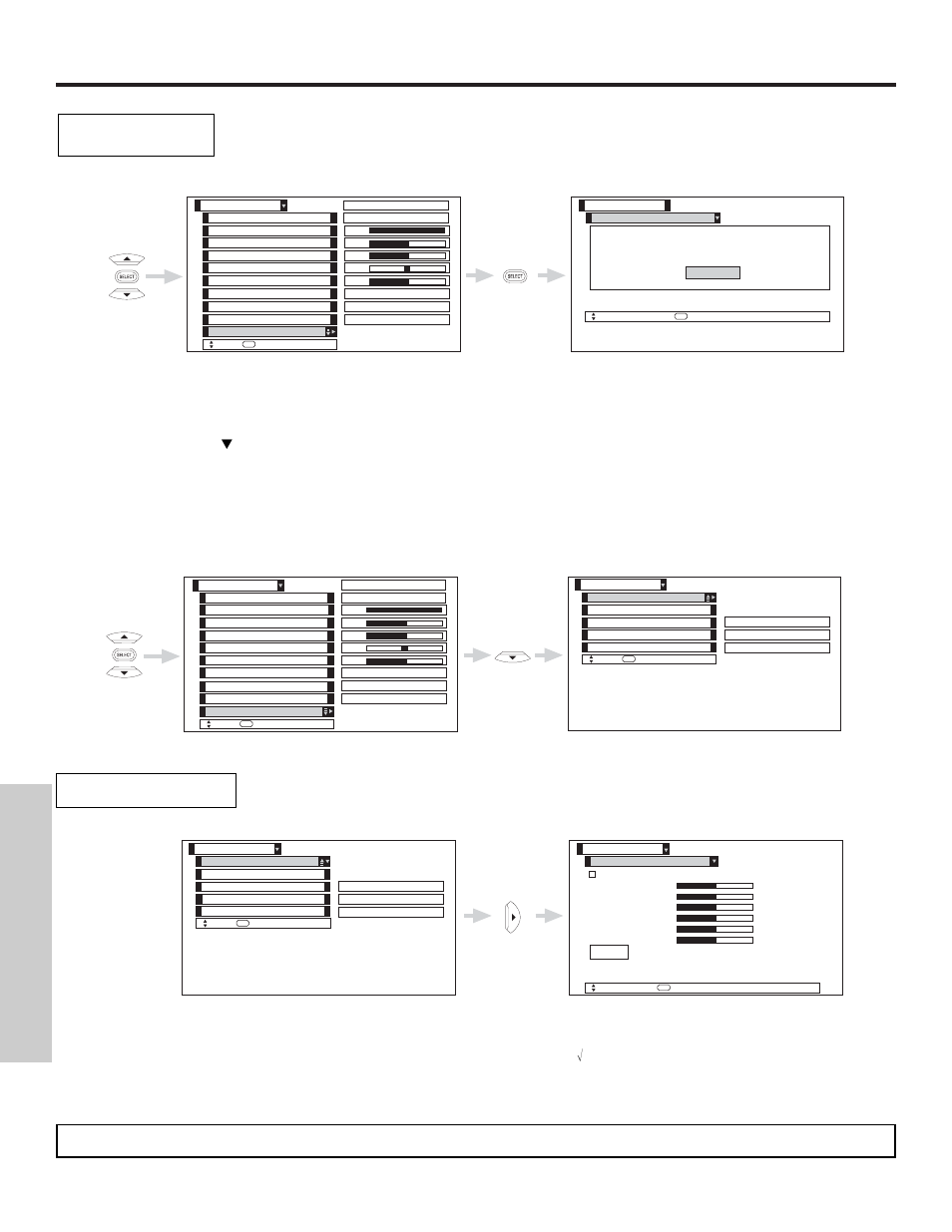 Video, On-screen displa y | Hitachi 51F510 User Manual | Page 38 / 76