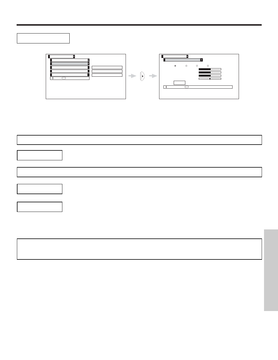 Video, On-screen displa y | Hitachi 51F510 User Manual | Page 39 / 76