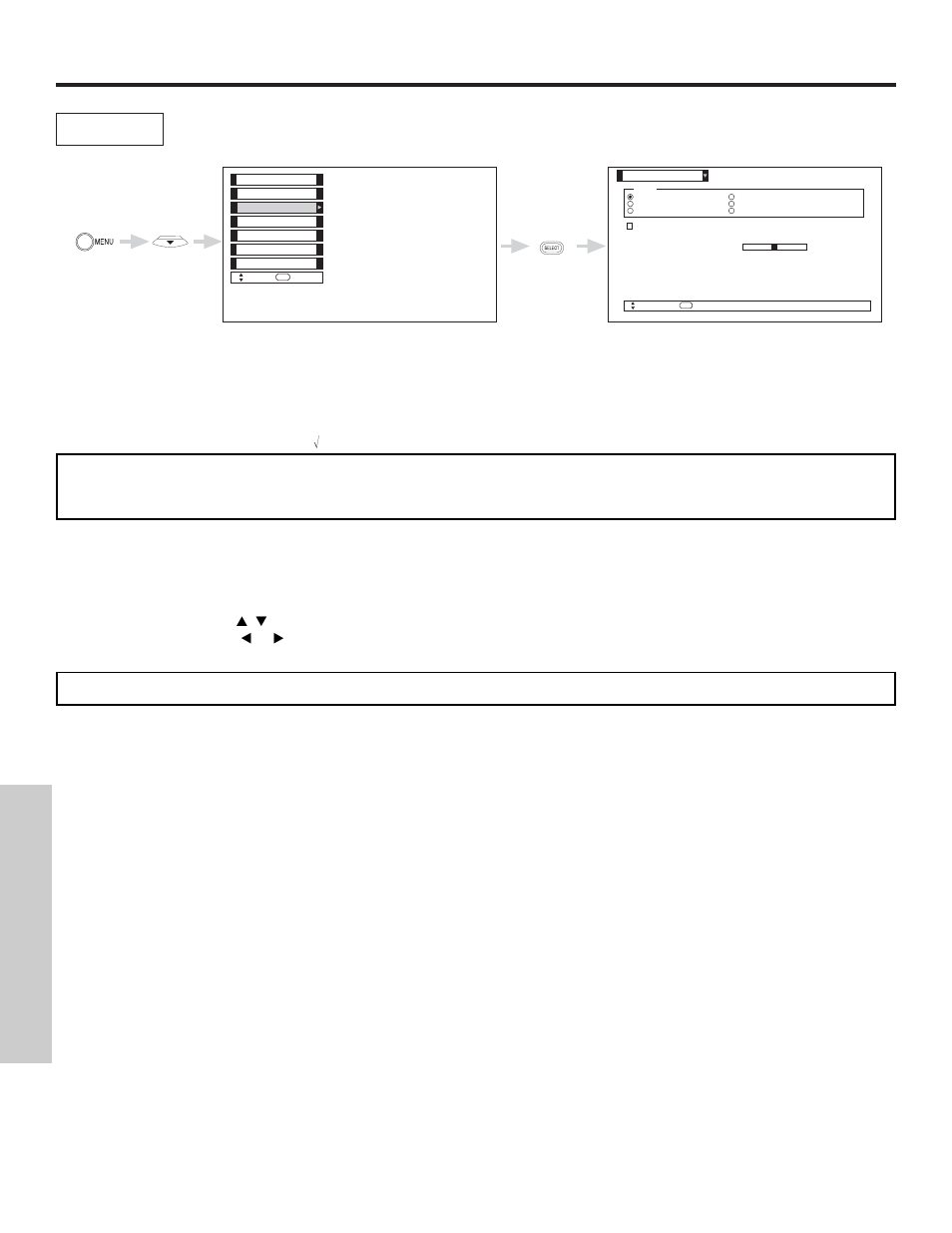 Aspect, On-screen displa y | Hitachi 51F510 User Manual | Page 42 / 76