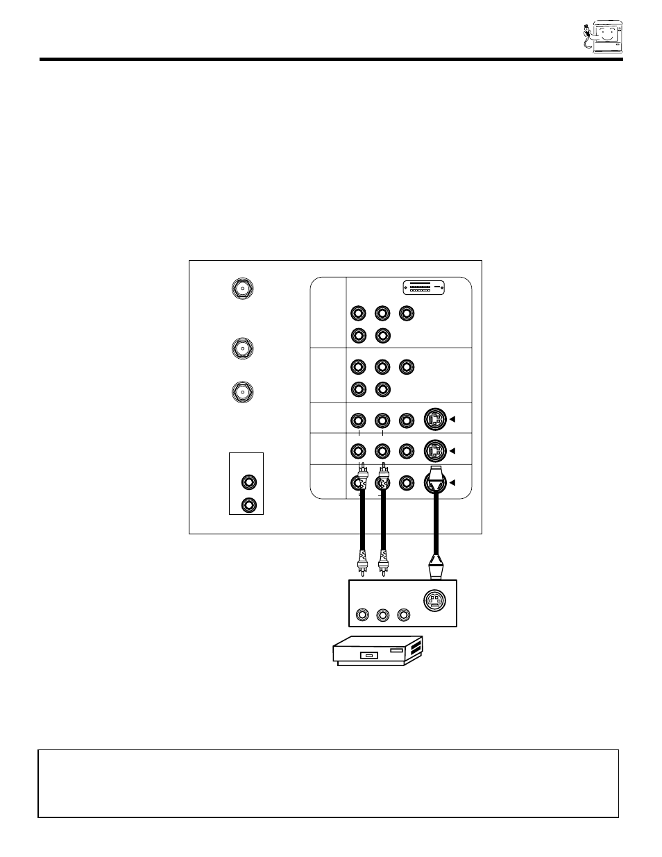 Connecting external video sources | Hitachi 46F500 User Manual | Page 17 / 64