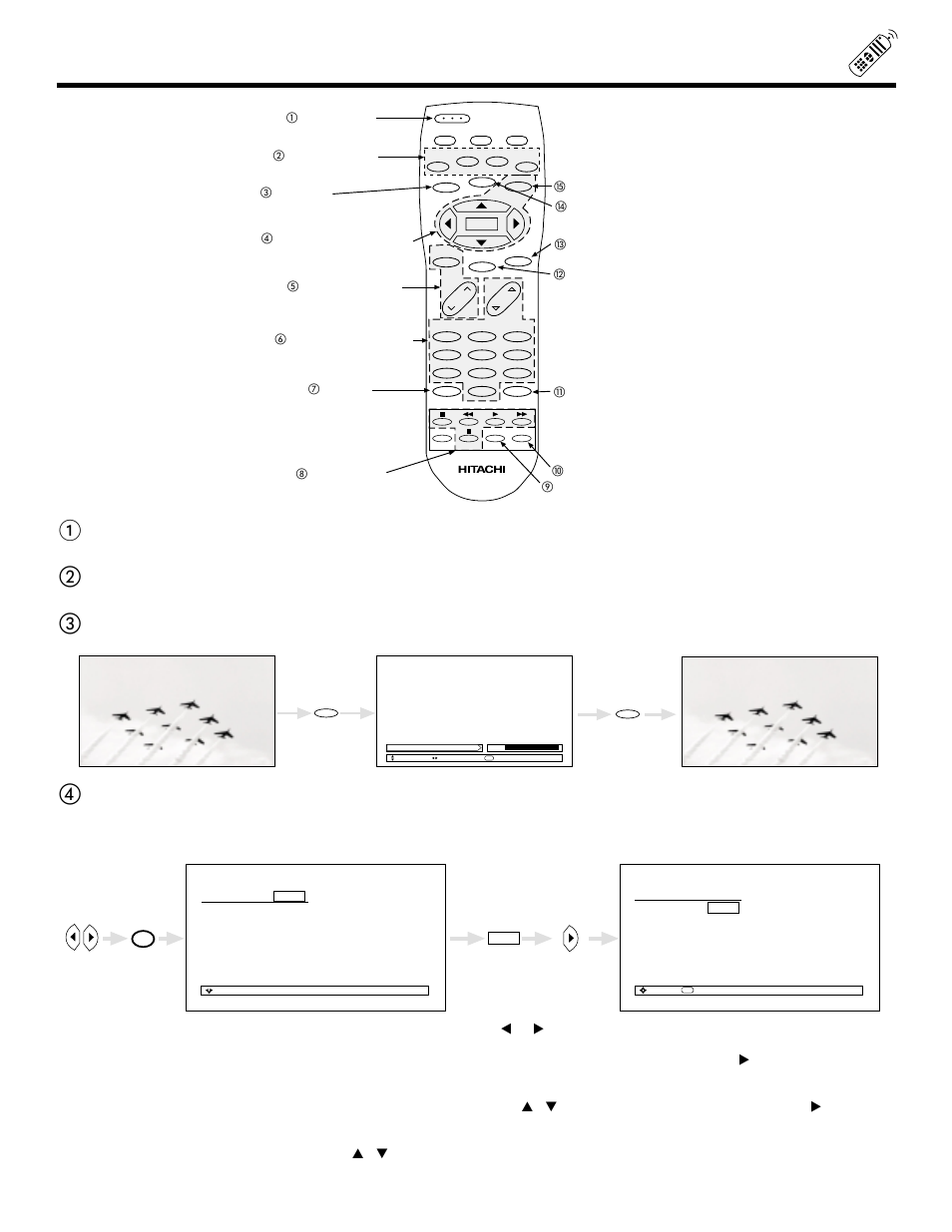 How to use the remote to control your tv | Hitachi 46F500 User Manual | Page 21 / 64