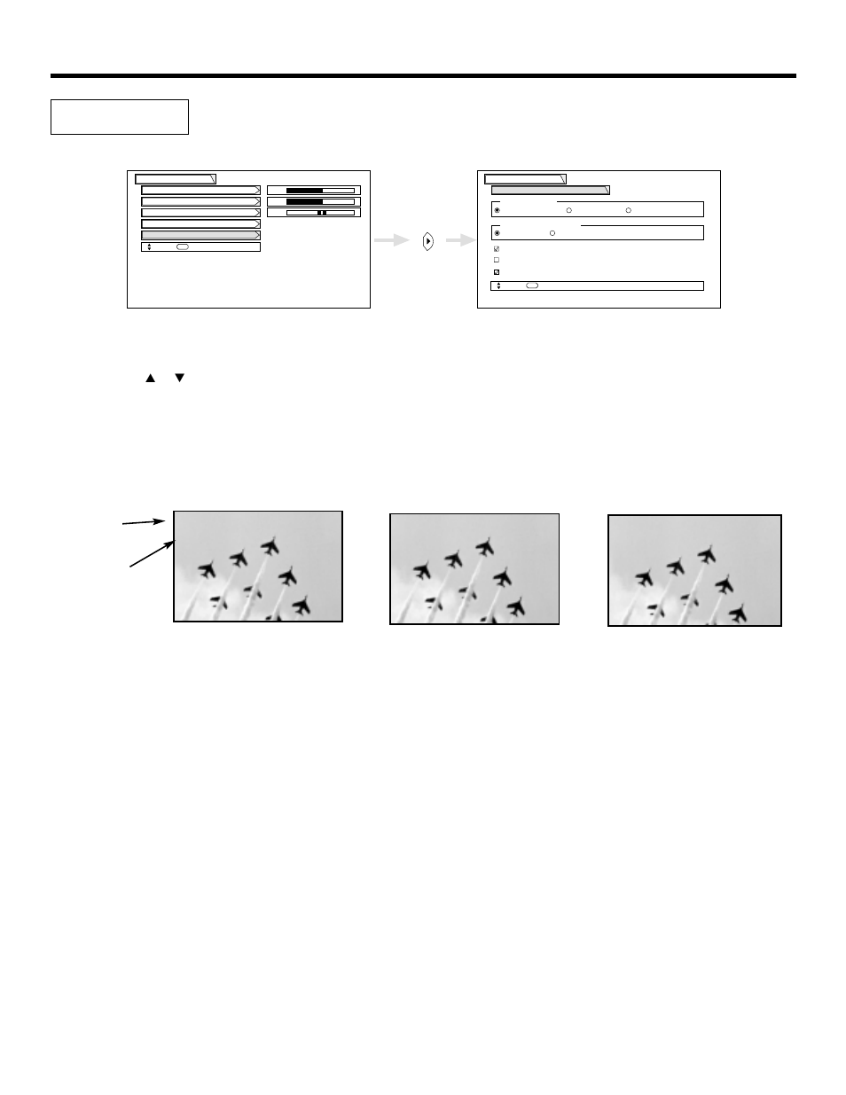 Audio, Audio selected audio broadcast | Hitachi 46F500 User Manual | Page 41 / 64