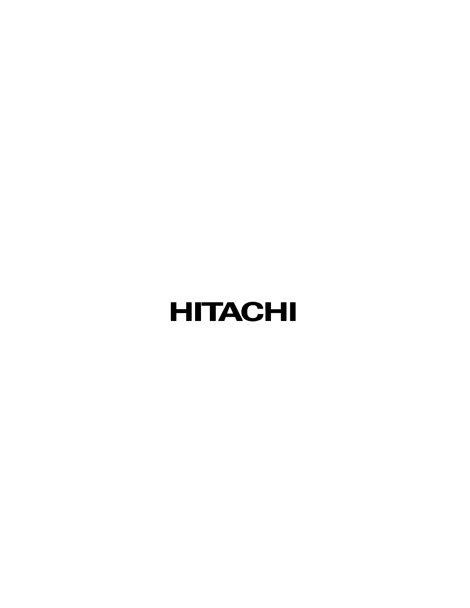 Hitachi 51F500A User Manual | Page 64 / 64