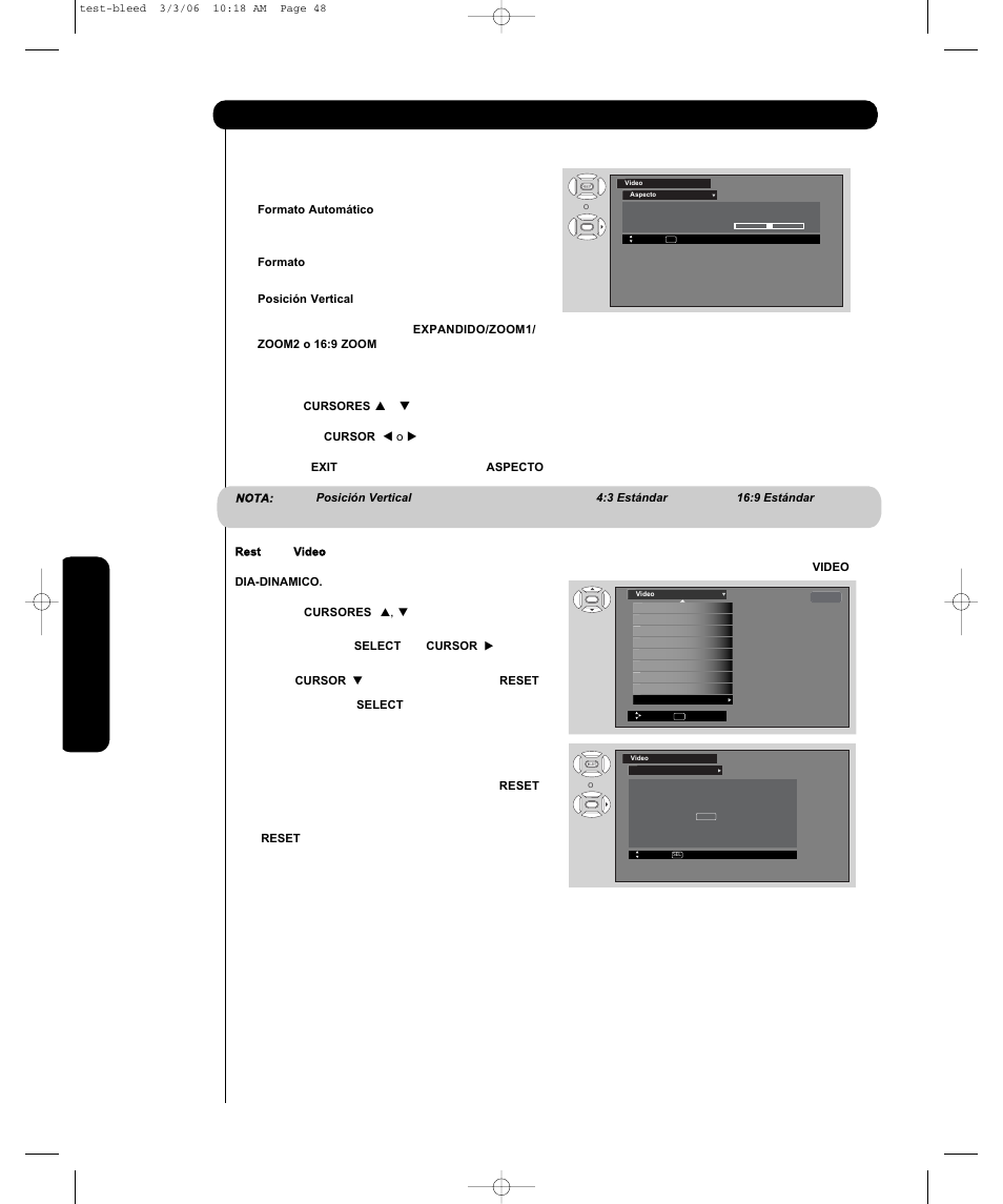 Video | Hitachi P55H401 User Manual | Page 100 / 144