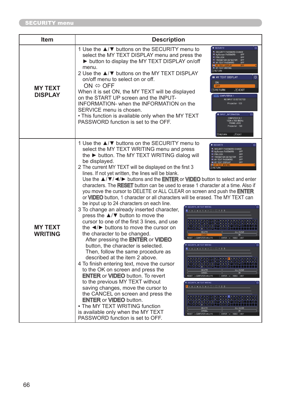 Hitachi CP-X10000 User Manual | Page 66 / 78