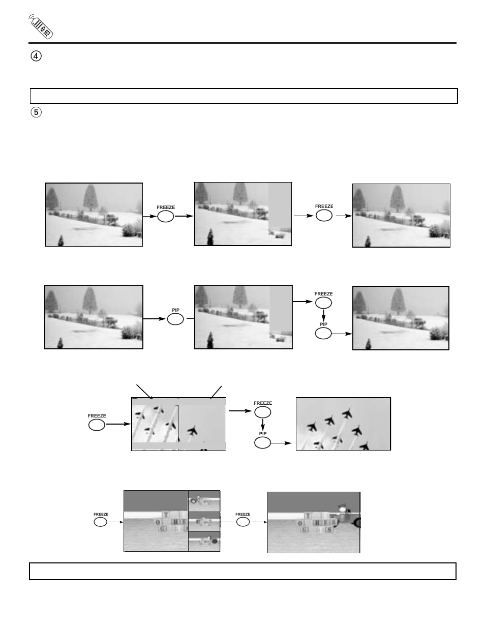 Picture-in-picture (pip), Main picture sub picture | Hitachi 51SWX20B User Manual | Page 30 / 72