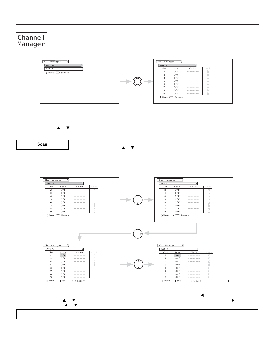 Channel manager | Hitachi 51SWX20B User Manual | Page 48 / 72