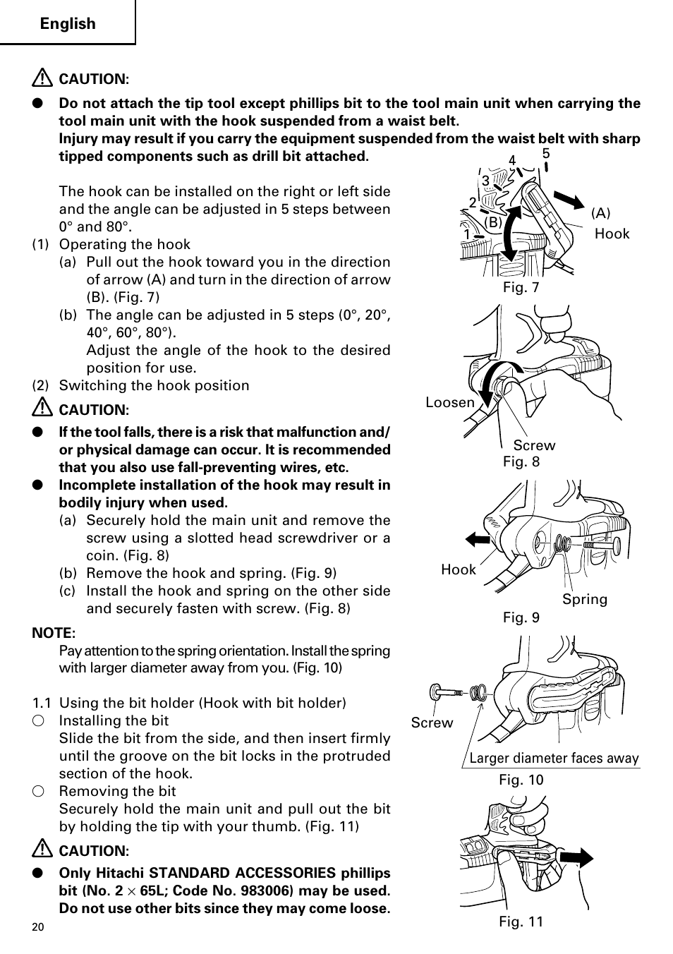 Hitachi DV14DMR User Manual | Page 20 / 96