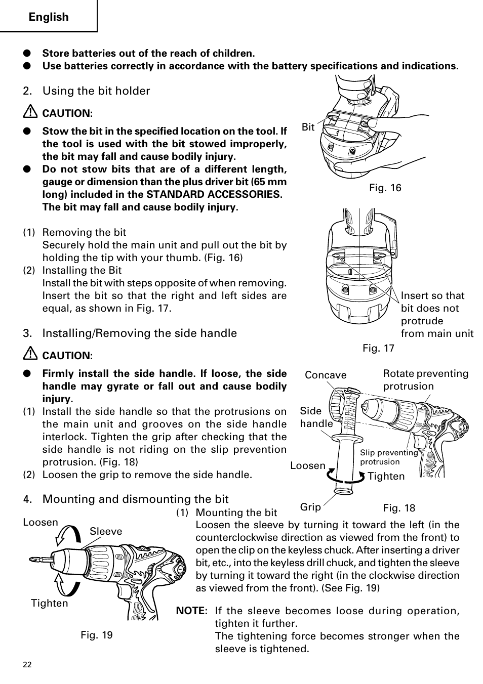 Hitachi DV14DMR User Manual | Page 22 / 96