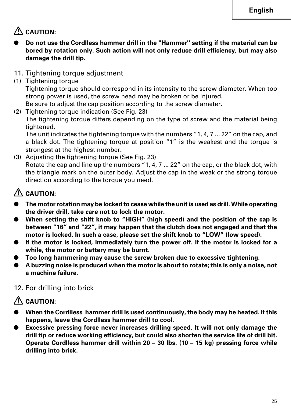 Hitachi DV14DMR User Manual | Page 25 / 96