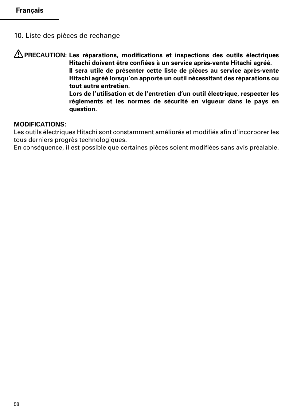 Hitachi DV14DMR User Manual | Page 58 / 96