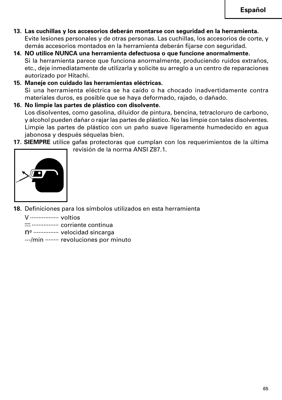 Hitachi DV14DMR User Manual | Page 65 / 96
