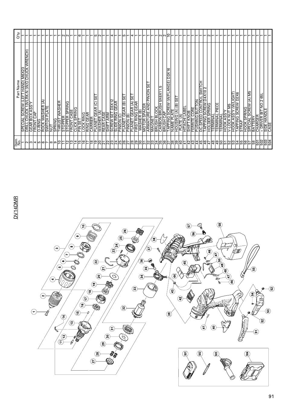 91 dv14dmr | Hitachi DV14DMR User Manual | Page 91 / 96