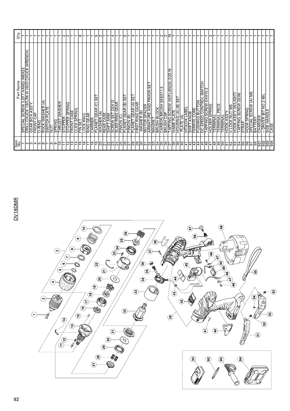 92 dv18dmr | Hitachi DV14DMR User Manual | Page 92 / 96