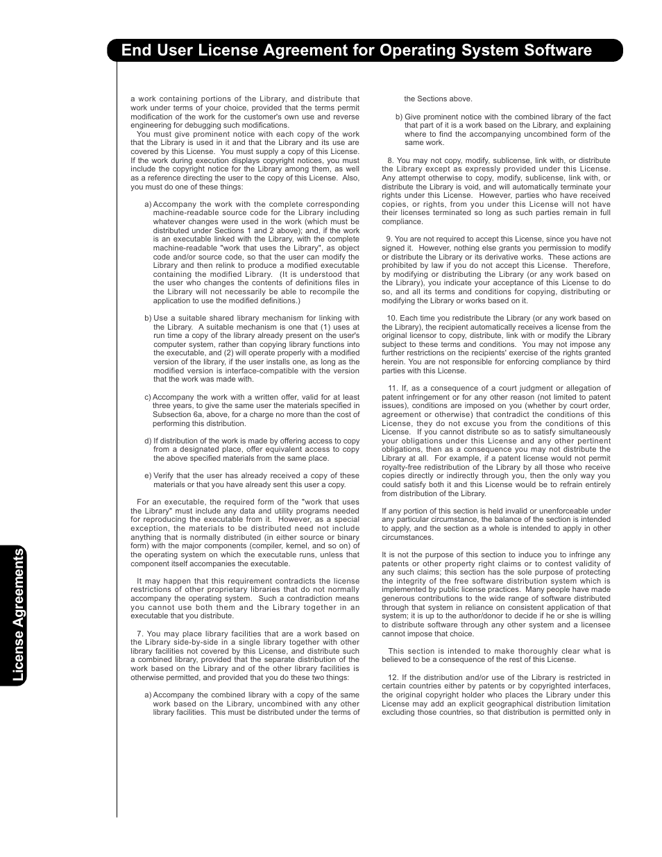 License agreements | Hitachi 50VS69A User Manual | Page 72 / 80