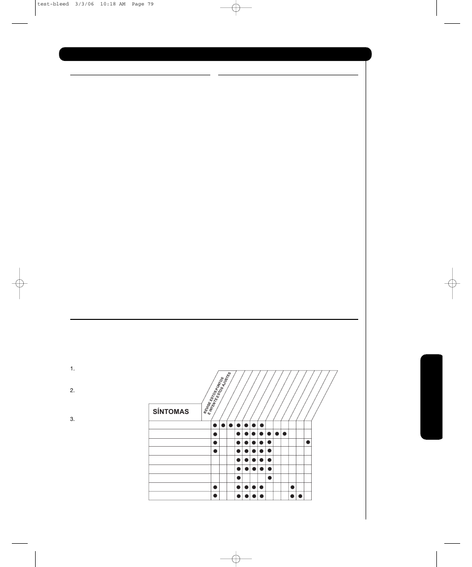 Cuidados de su televisión y solución de problemas, Información ú til, Síntomas | Hitachi P55H4011 User Manual | Page 119 / 144