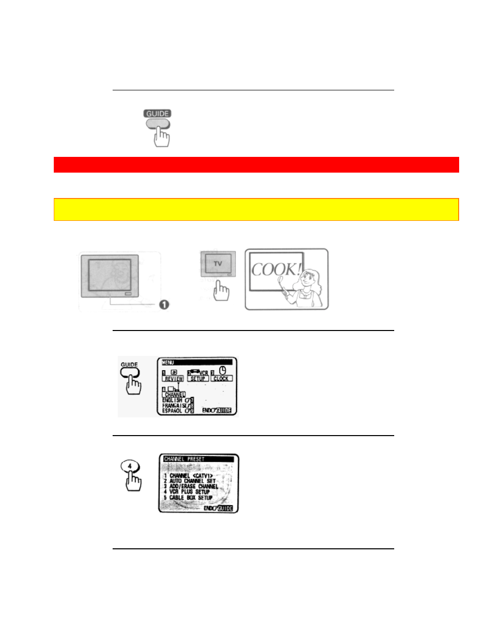 Cable box setup | Hitachi VT-FX631A-VT User Manual | Page 28 / 69