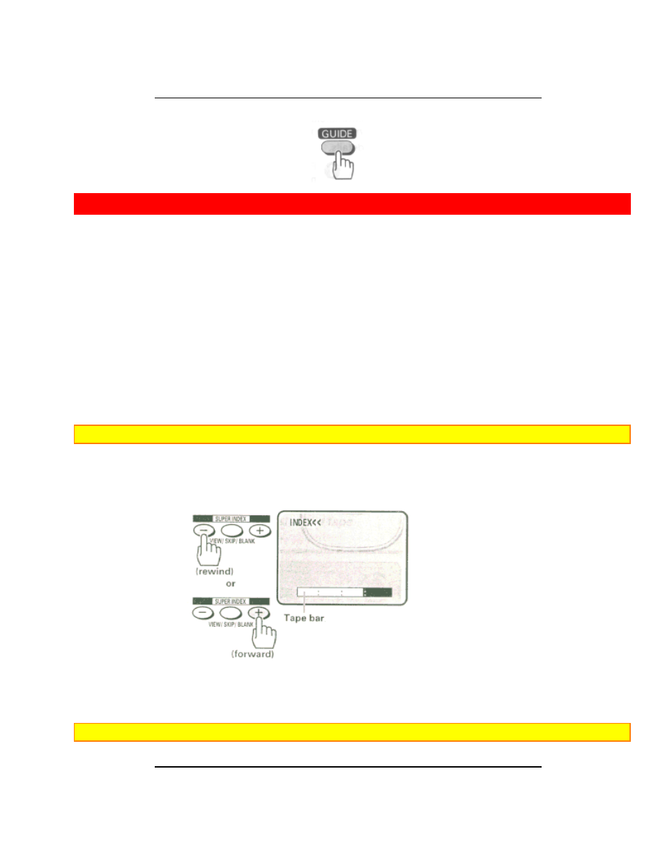 Using the "super index" feature | Hitachi VT-FX631A-VT User Manual | Page 36 / 69