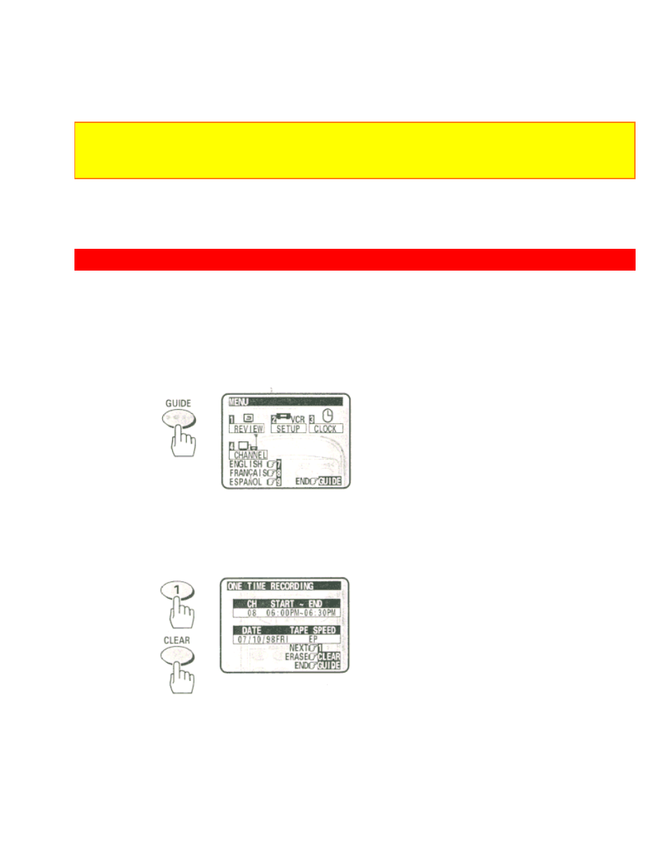 Program review, Reviewing what you have programmed | Hitachi VT-FX631A-VT User Manual | Page 59 / 69