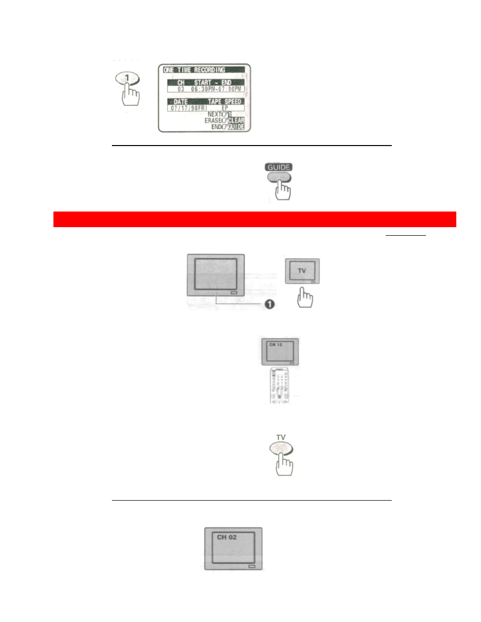 Programming the vcr remote to control your tv | Hitachi VT-FX631A-VT User Manual | Page 60 / 69