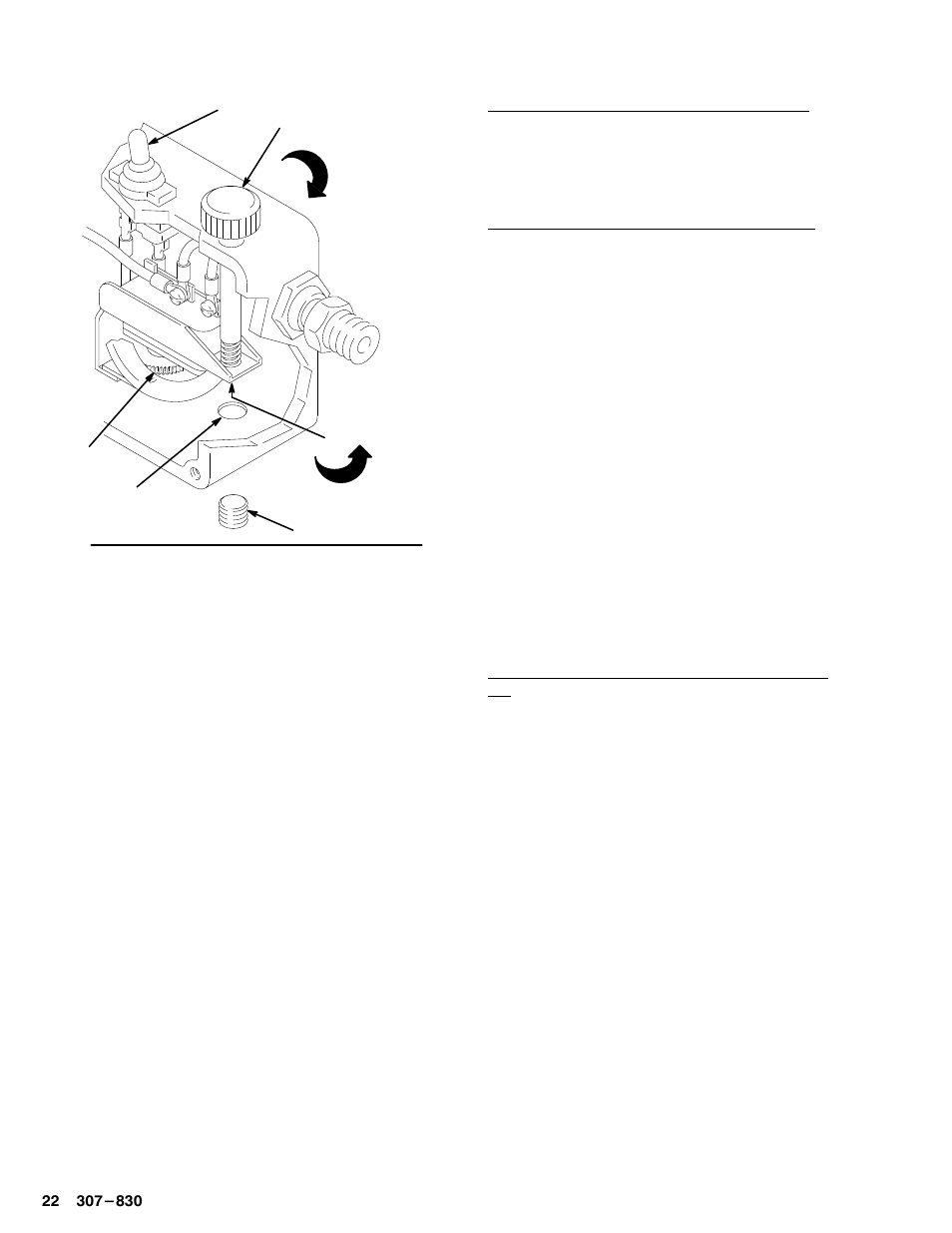 Pressure control adjustment | Hitachi 220-856 User Manual | Page 22 / 28